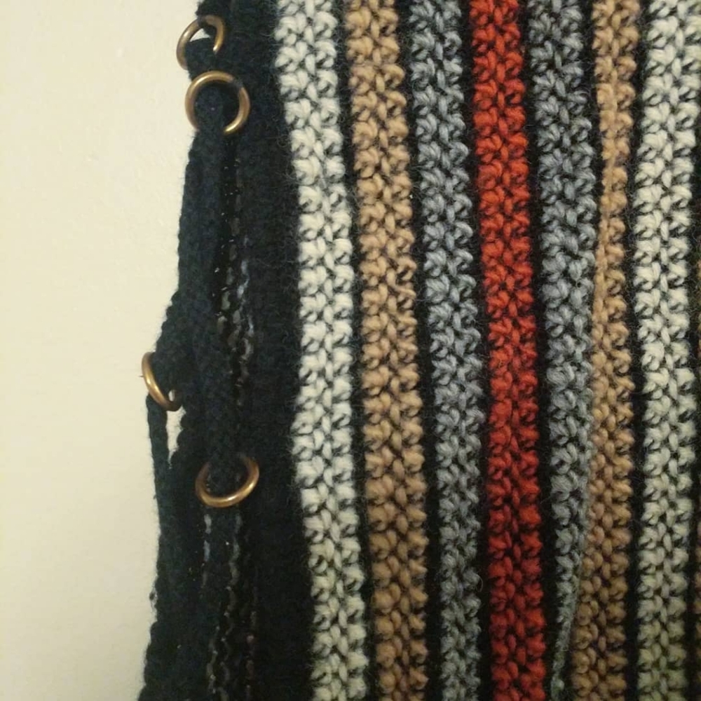 Vintage Jack Winter knit sweater vest tank top - Picture 2 of 3